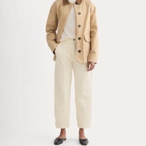 Everlane The Utility Barrel Pant - Bone